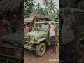 dadaji crafted his jeep from Bamboo streak and palm leaves #shots #trending #woodworking