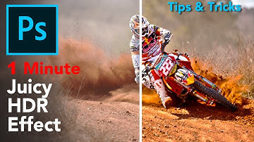 How to Apply Juicy HDR Effect in Photoshop | 1minute Urdu/Hindi tutorial | Innovative Codes