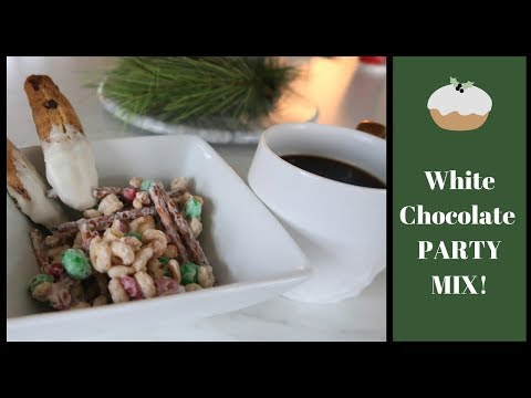 HOLIDAY TREATS | WHITE CHOCOLATE PARTY MIX | Lynette Yoder