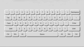 Make a Keyboard using HTML and CSS  || 2020