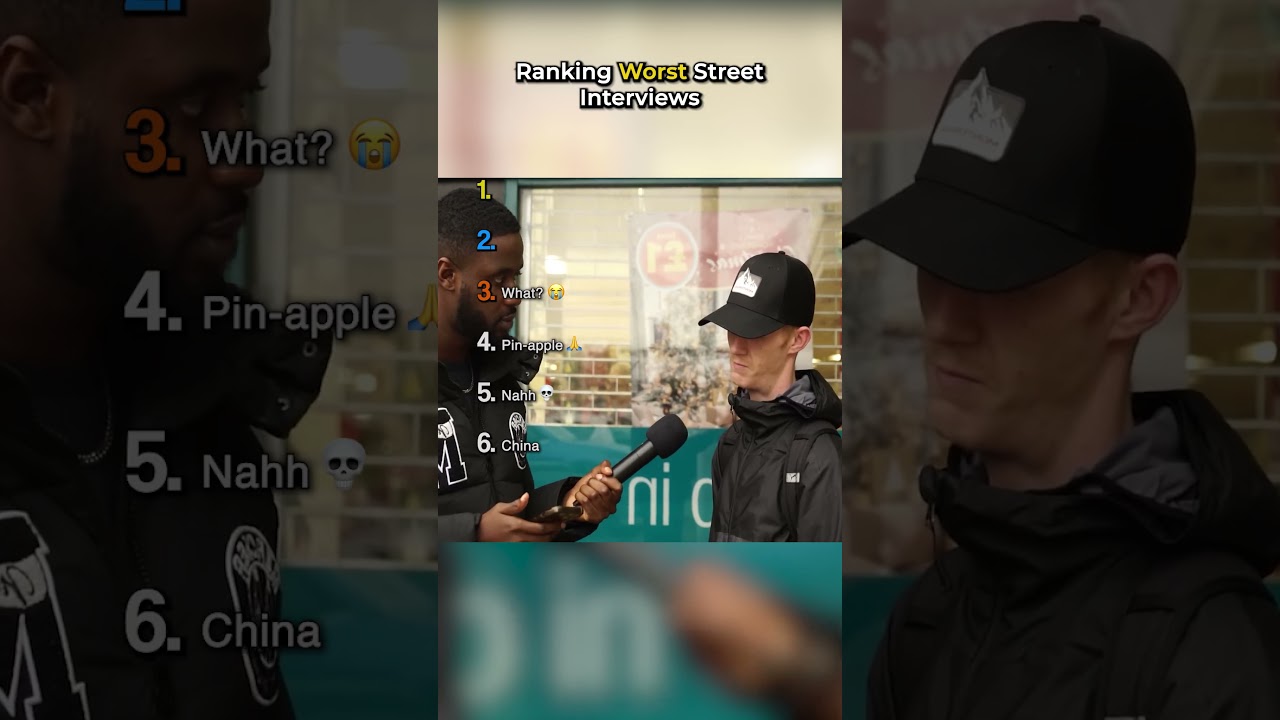 Самые ужасные моменты уличных интервью 😭
