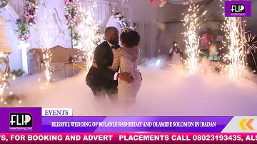 BLISSFUL WEDDING OF BOLANLE RASHEEDAT AND OLAMIDE SOLOMON IN IBADAN