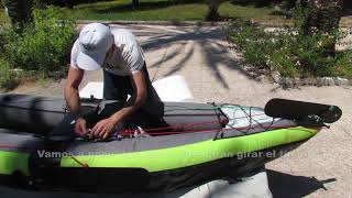 Kit Pro de Vela EOLA en Kayak Inflable ITIWIT