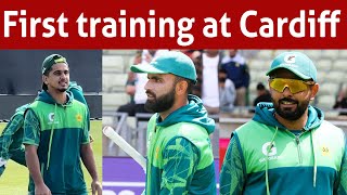 Cricketers first training after defeat against England