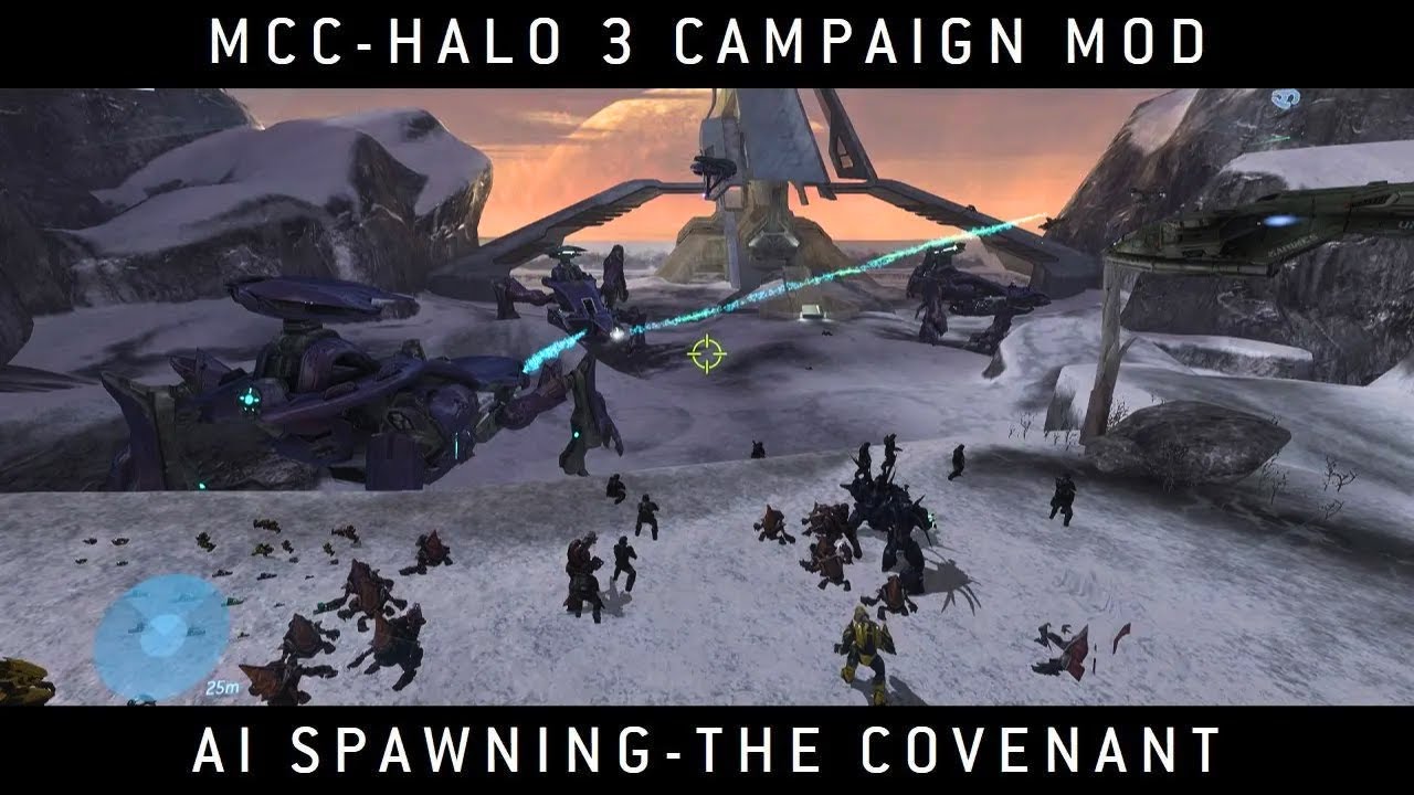 Halo MCC: Halo 3 Campaign Mod- AI Spawning The Covenant - YouTube