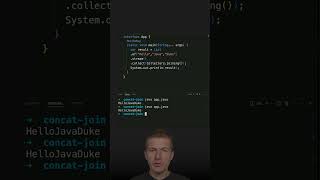 The Shortest Way To Concatenate A List of Strings #java #shorts #coding #airhacks