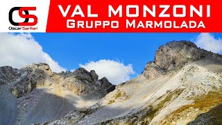 VAL MONZONI (MARMOLADA): rif. Vallaccia, Taramelli e Passo Selle