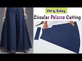 Very easy circular palazzo pant cutting and stitchingplazo cutting for beginnersstyle by radhika