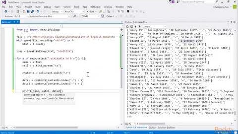 2.3 - Example  Parsing Wikipedia