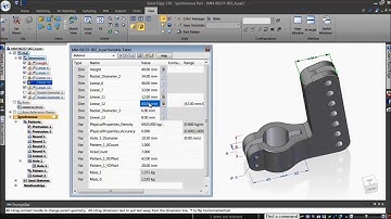 How to Use Excel to Drive Solid Edge CAD Variables  - Shubban Technologies - 79049 69667