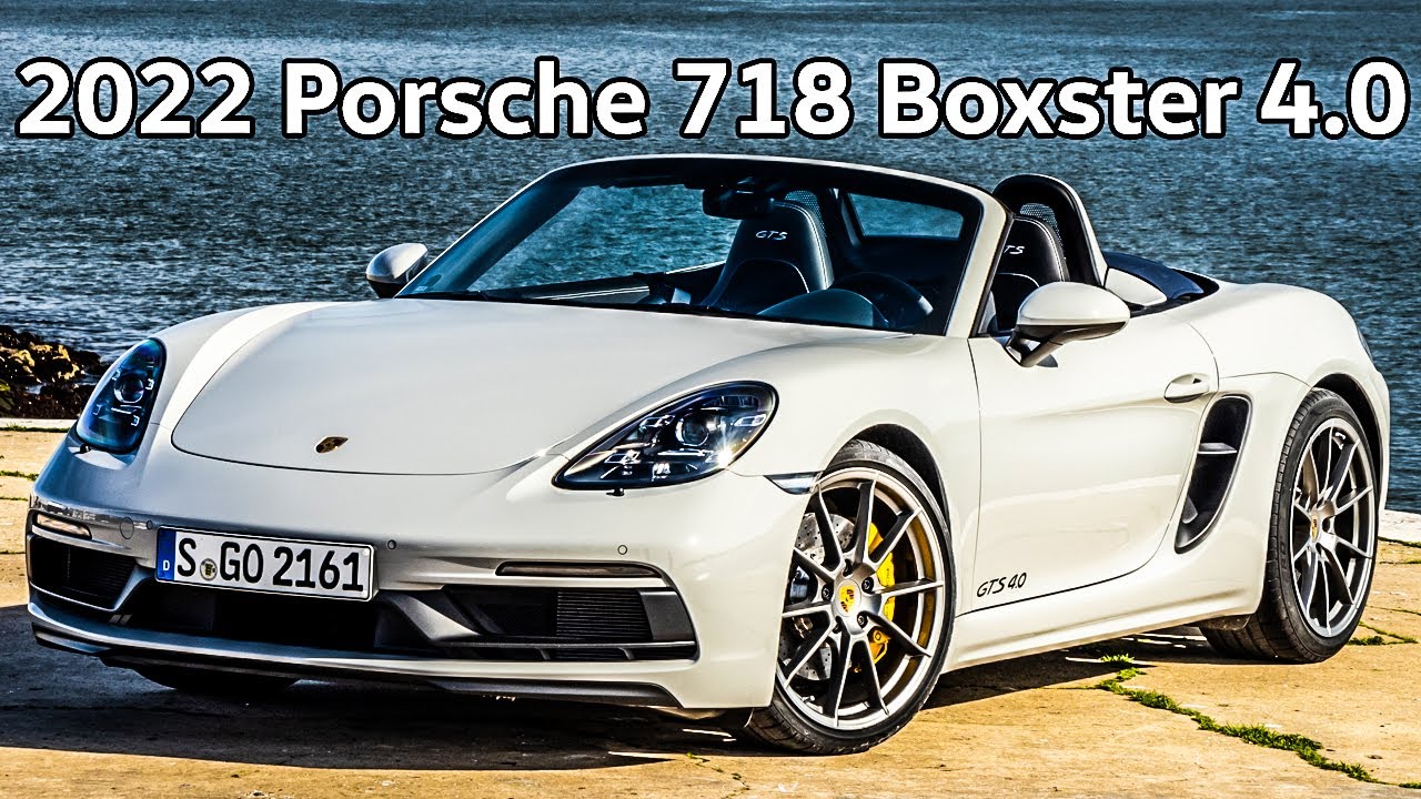 22 Porsche 718 Boxster Gts 4 0 Overview In Crayon Color Youtube