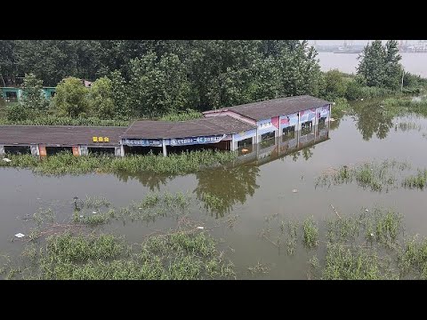 طغیان رودخانه یانگ تسه سبب تخلیه گسترده خانه ها در مرکز چین شد