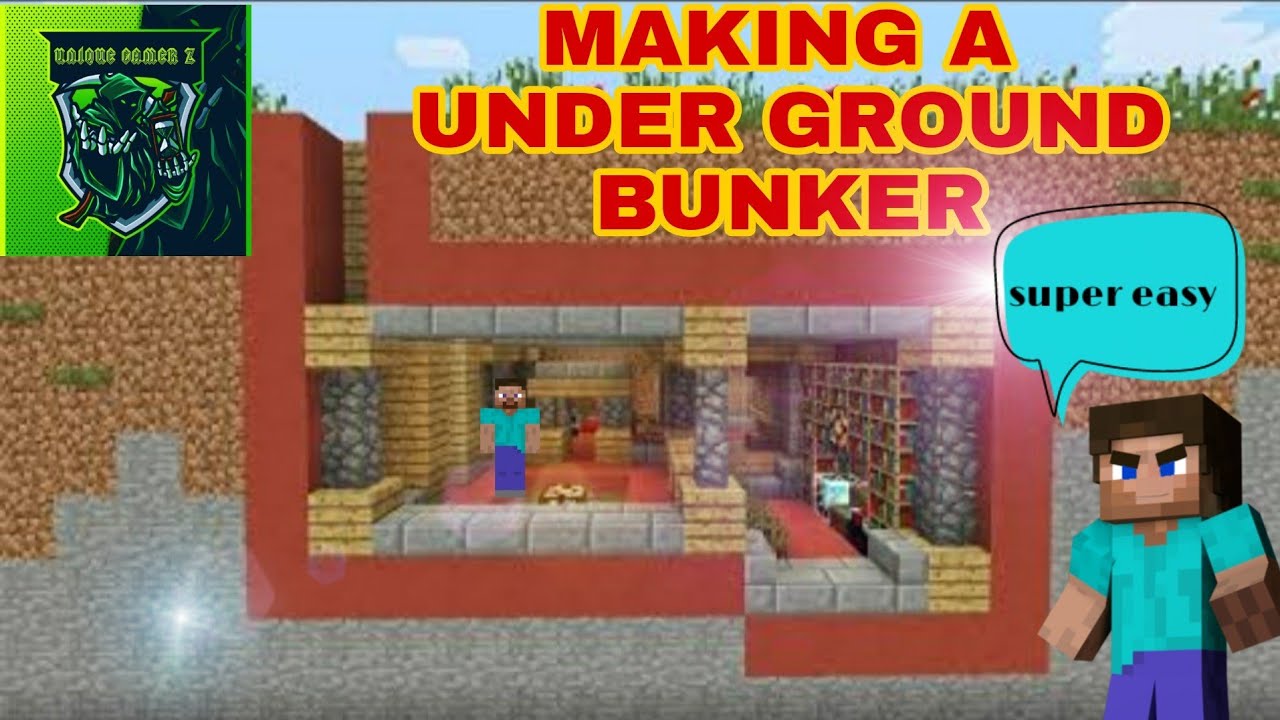 Making a secret underground bunker in Minecraft easy Mr Ignored
