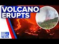 Volcano erupts in Canary Islands | 9 News Australia