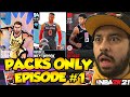 PACKS ONLY Ep. #1 - THE LUCKIEST PACK LUCK OF ALL TIME IN NBA 2K21 MYTEAM