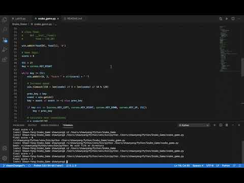 Snake Game with Python