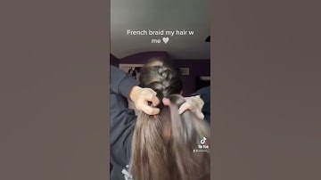 French braid 🤍 tutorial coming soon! #hairstyle #hairtutorial #hairvideos #longhair #frenchbraid