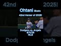 Ohtani Blasts 42nd Homer of 2025! Dodgers vs. Angels 8/11/25 MLB
