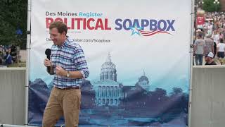 Michael Bridgford full speech at the Des Moines Register Political Soapbox at the Iowa State Fair