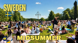 🇸🇪 Midsummer in Sweden 2026 | Thousands Celebrate at Slottsskogen, Gothenburg