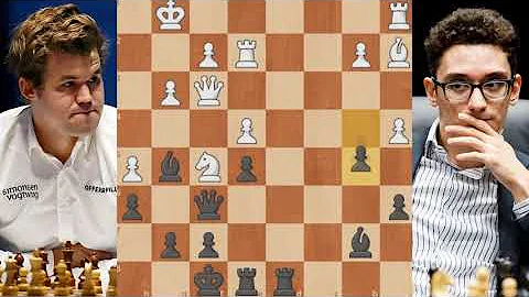 Magnus Carlsen — Fabiano Caruana Ruy López Opening, Morphy Defense, Arkhangelsk Variation