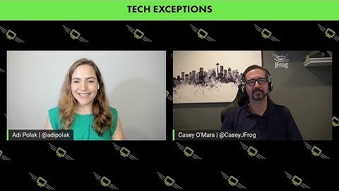 JFrog  | From open source to a successful Startup | Tech Exceptions