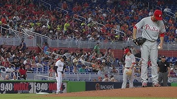 PHI@MIA: Hamels fans six over seven quality frames