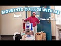 MOVE (back) INTO COLLEGE WITH ME - 4 weeks early... (junior at brown university edition)