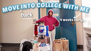 MOVE (back) INTO COLLEGE WITH ME  4 weeks early... A VLOG (junior at brown university edition)