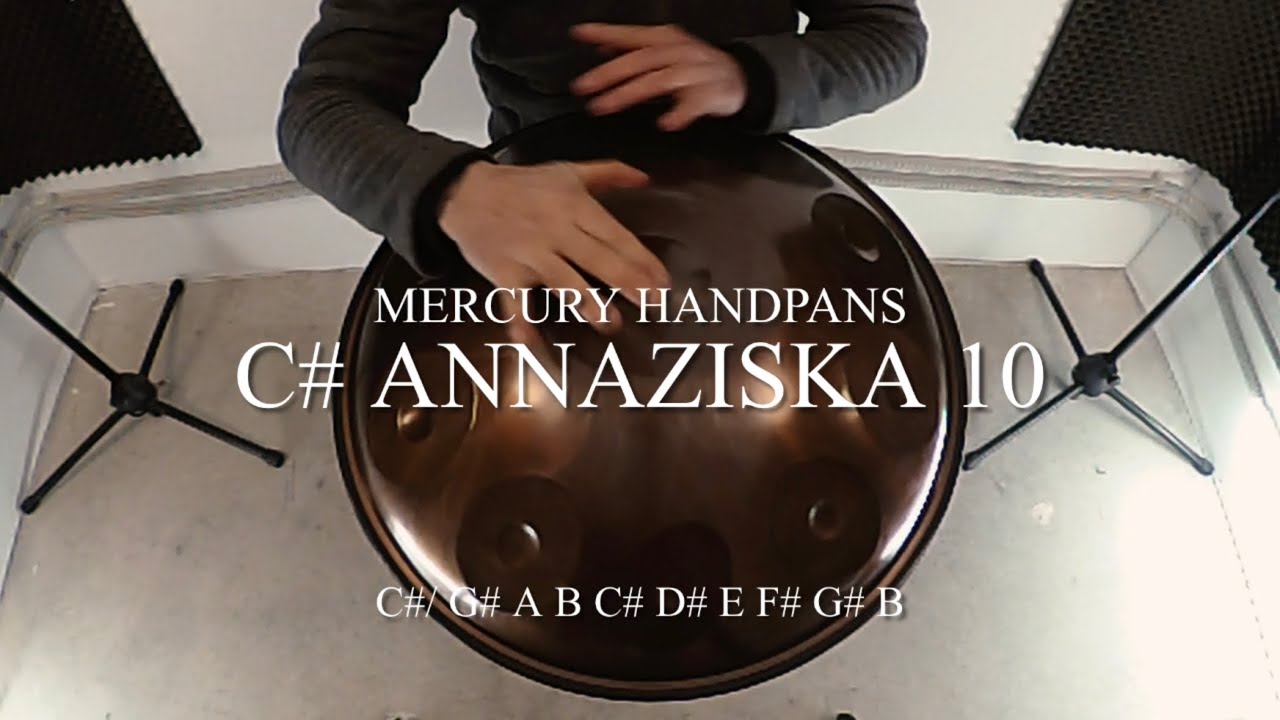 Mercury C# Annaziska 10 (Handpan / Pantam / Sound Sculpture)