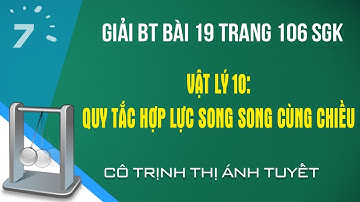 Giải BT Bài 19 trang 106 SGK Vật lý 10: Quy tắc hợp lực song song cùng chiều | HỌC247