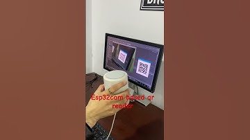 Esp32cam based qr code scanner python script #python #yolov8 #esp32