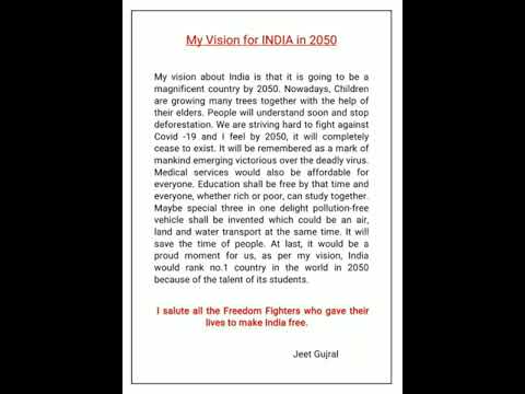 my india in 2050 essay upsc