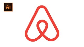 Design the Airbnb Logo || Adobe Illustrator Airbnb Logo Design Tutorial