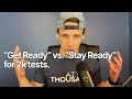 "Getting ready" versus "staying ready" for spring 2k testing