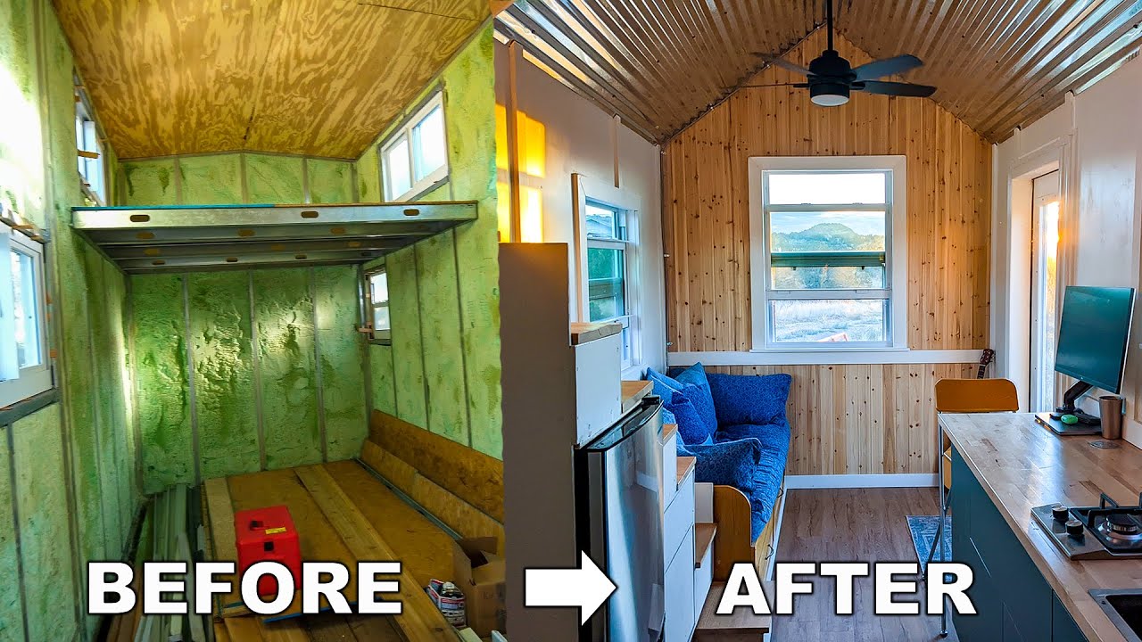 Curated visual reference: Gallery Detail: Tiny House Build Start To Finish Off Grid Tiny Home