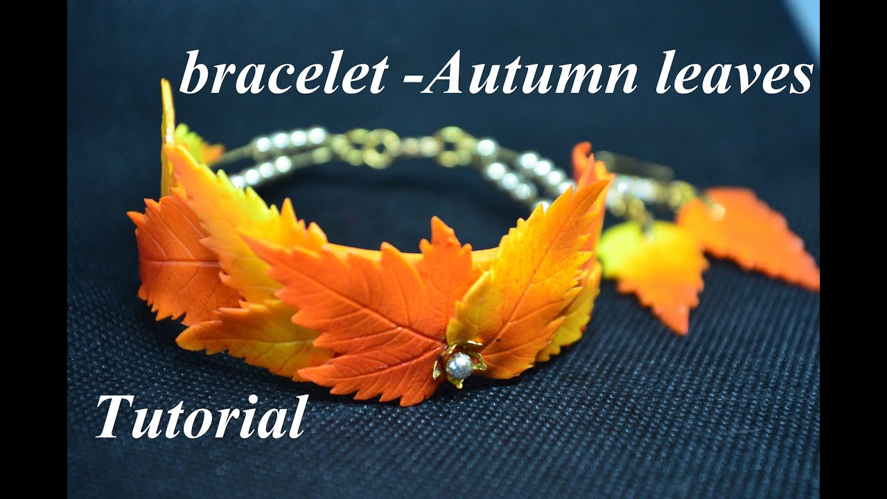 Autumn Leaf Copper Bracelet Czech Glass Rainbow Iridescent - Etsy