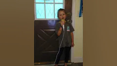 Haven without you.Sing- Leah 7years old