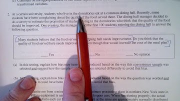 AP Statistics 2004B 2 Solution