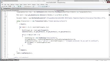 Creating a Revit mass from Toposurface geometry