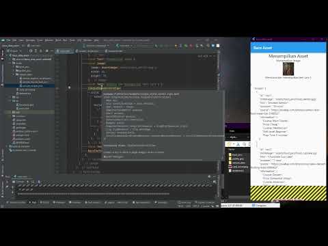 Membaca json dan menampilkan sebagai teks biasa dan penggunaan ScrollView