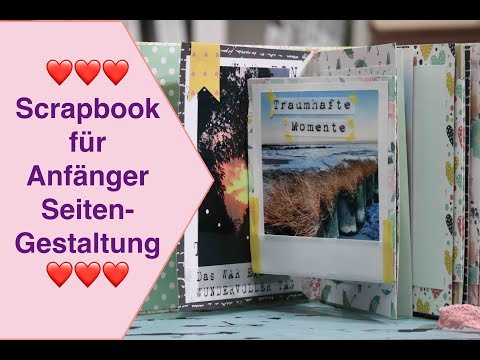 Video: Scrapbooking Für Anfänger: Eine Postkarte Aus Schrott