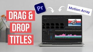 How to Make Animated Titles for YouTube (Using Motion Array)
