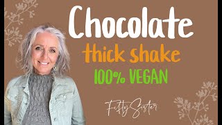 McDonalds thick shake vs homemade dairy free, vegan friendly chocolate milkshake