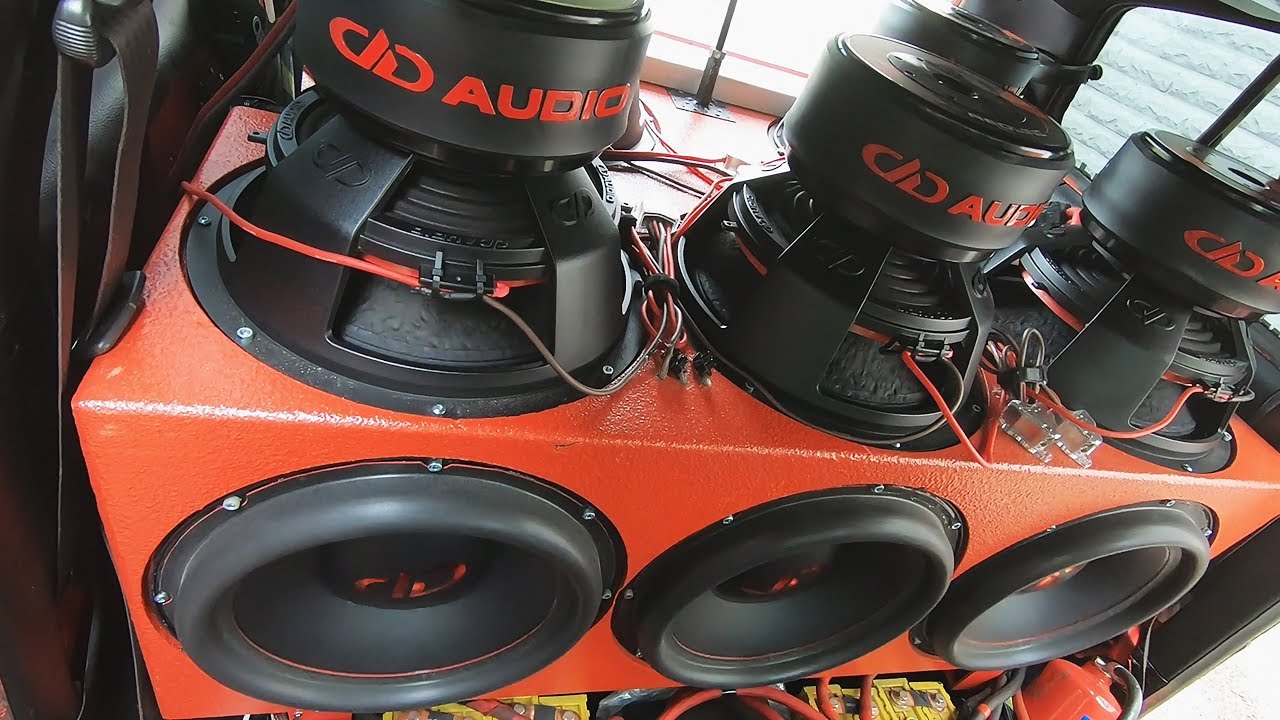 Subwoofer Excursion DD Audio Redline 815d subwoofer caraudio 