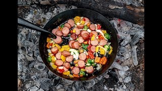 Hot Dog Fried Rice | Camp Meal Recipe