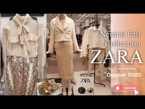 ZARA NEUTRAL COLOR October2020 #ZARA NEW #FALL COLLECTION |VIRTUAL