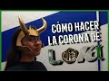 Cómo Hacer la CORONA de LOKI de Cartón - DIY Casco de Loki