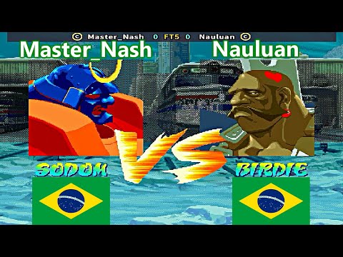 Street Fighter Alpha - Master_Nash vs Nauluan FT5