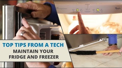 Top Tips from a Tech: Fridge & Freezer Maintenance Tips